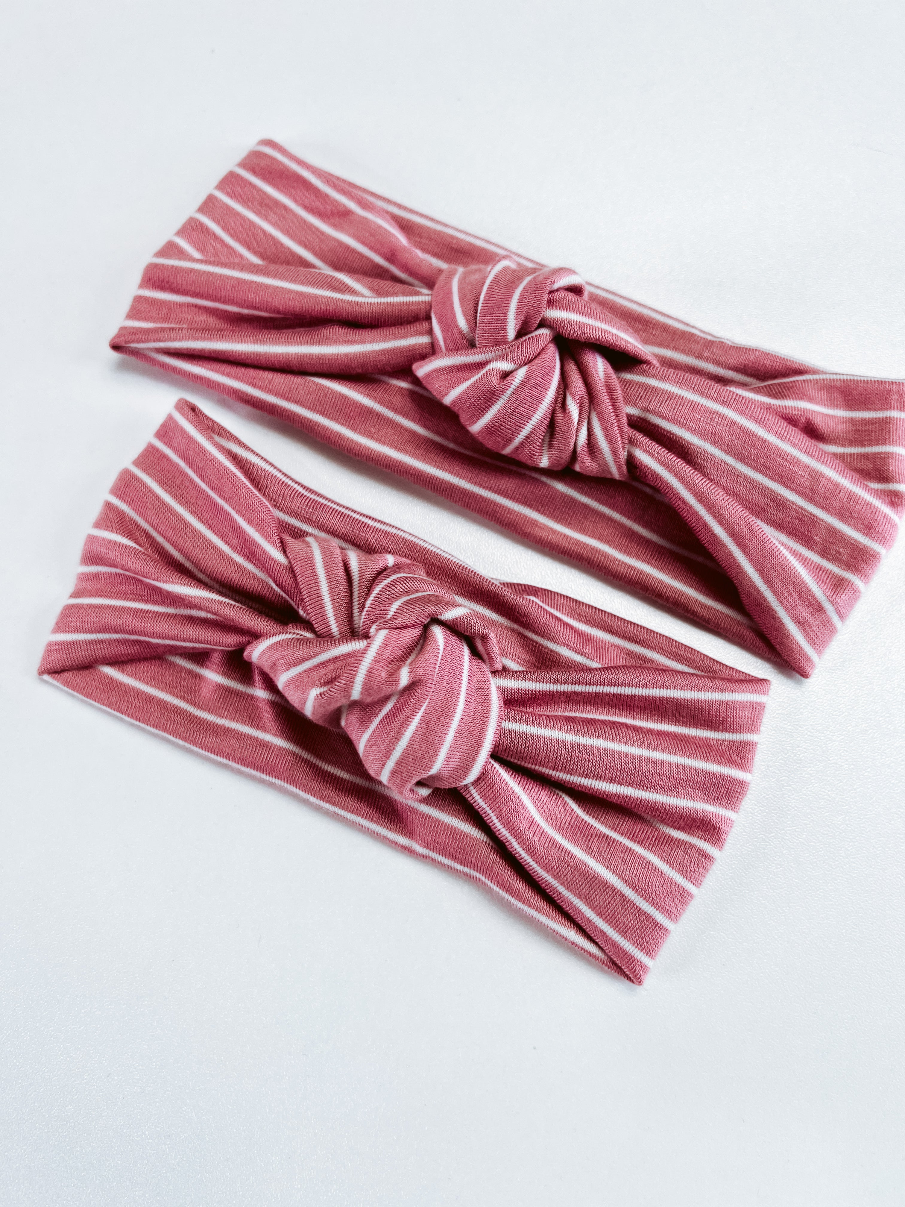 Rose + Stripes Knotted headband