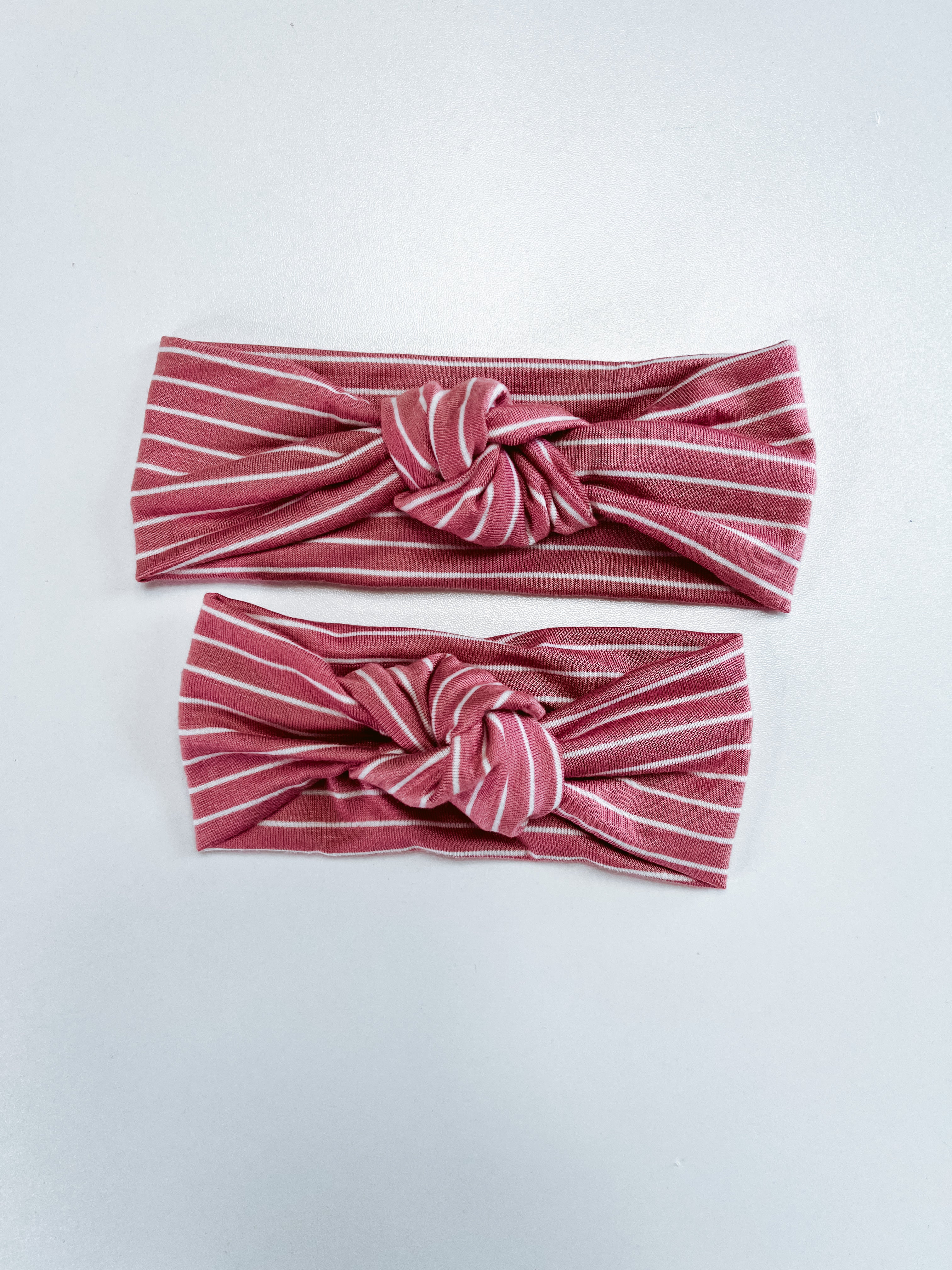 Rose + Stripes Knotted headband